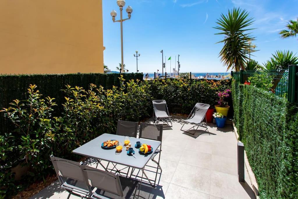 #43 Design Studio Terrace Ac Wifi Sea View 1Min Beach Nizza Esterno foto