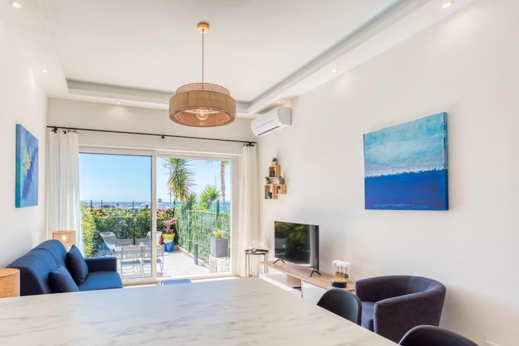 #43 Design Studio Terrace Ac Wifi Sea View 1Min Beach Nizza Esterno foto