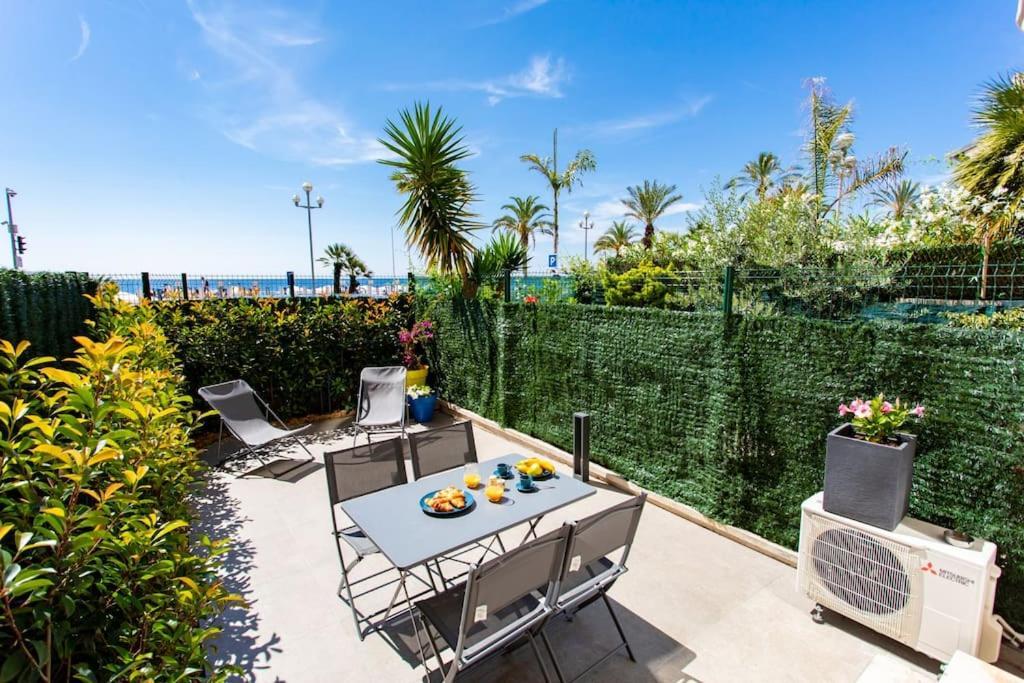 #43 Design Studio Terrace Ac Wifi Sea View 1Min Beach Nizza Esterno foto
